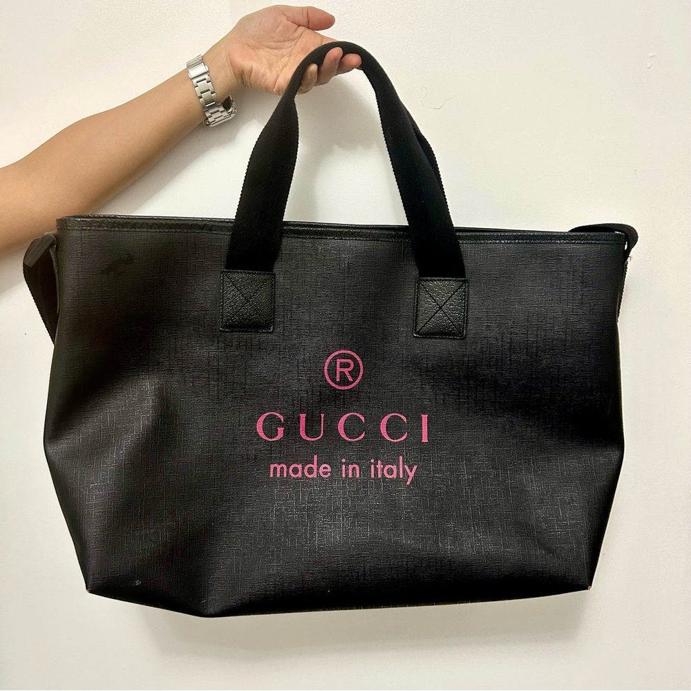 Gucci Patent leather travel bag